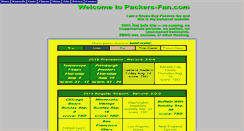 Desktop Screenshot of packers-fan.com
